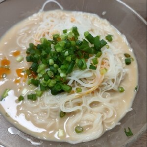 ☆彡豆乳ゴマ味噌そうめん